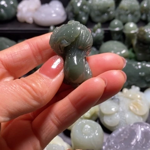 未镶嵌和田玉（糖玉）珠宝奇石