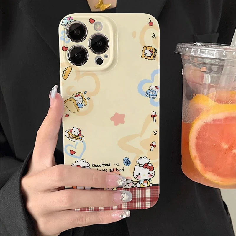 硅胶防摔立体可爱kt萌萌菲林适用于iPhone苹果16手机壳华为oppo