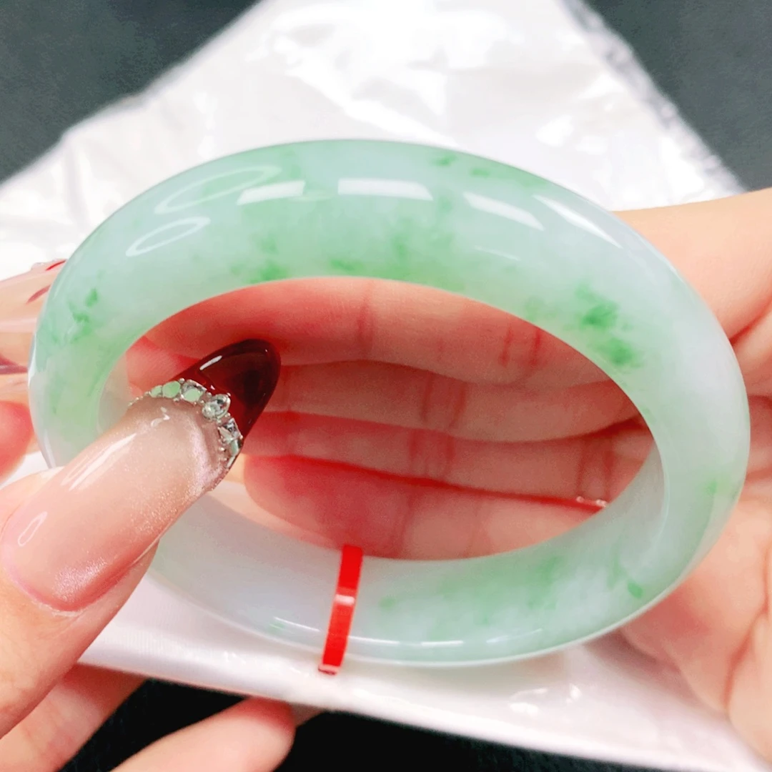 翡翠未镶嵌手镯55