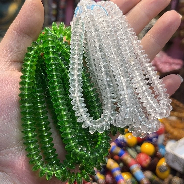 花岗石铁合金卡8飞碟手串10条一组