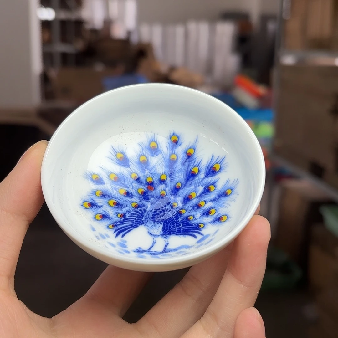 龙泉云间青瓷小米茶器