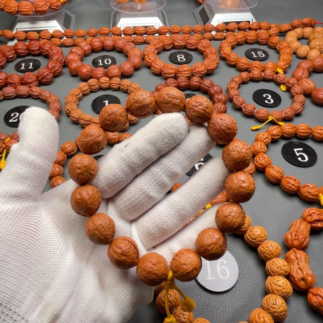 手串文玩核桃野生核桃光头秋子手持