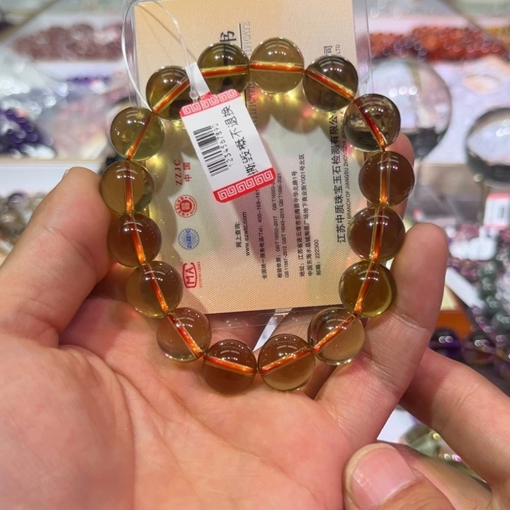 【闪购商品】水晶手链未镶嵌是***.黄水晶