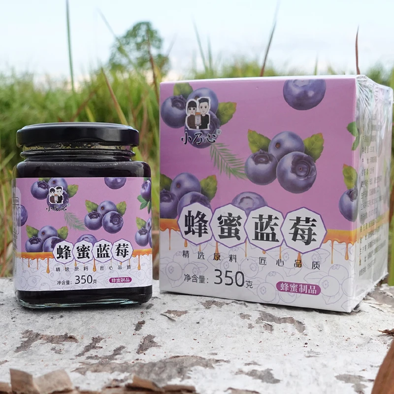 【蜂蜜蓝莓350g】买一送一玻璃瓶包装 满满花青素 水果味无添加