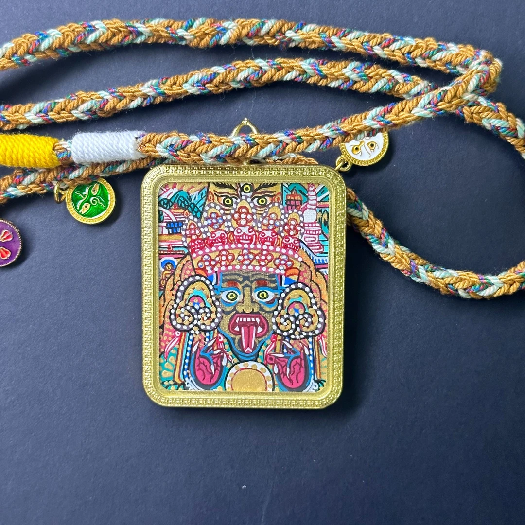 {扎基拉姆}_手绘唐卡精品唐卡艺术作品