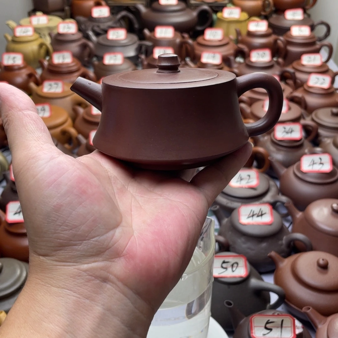 紫砂茶壶宜兴紫砂半手工