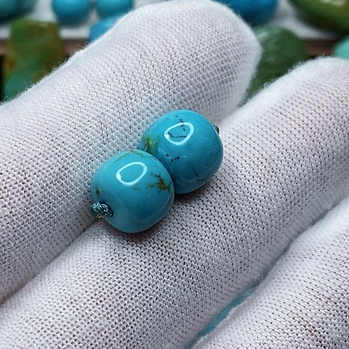 绿松石未镶嵌天然原矿 地大质检