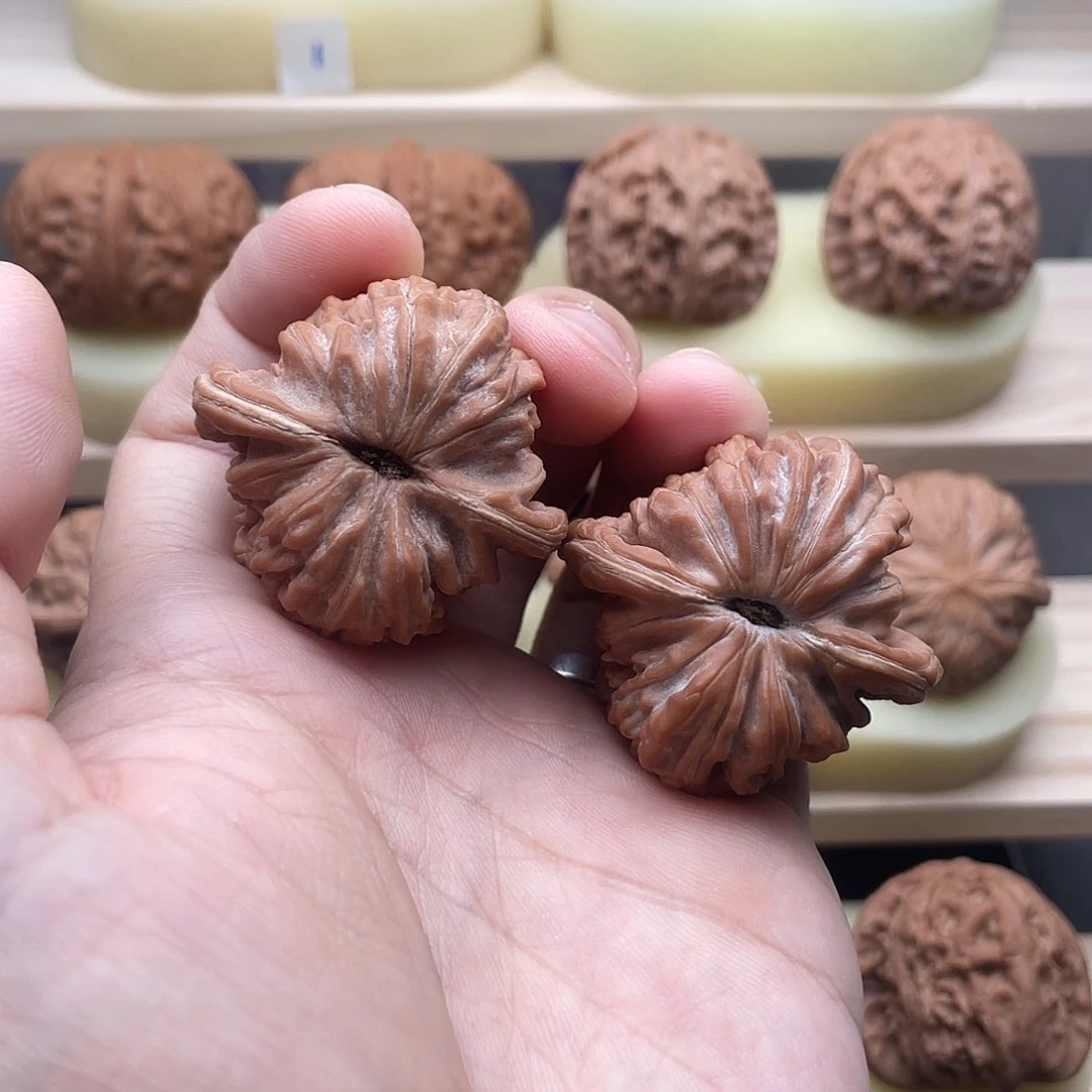 吊坠文玩核桃40全品四座楼