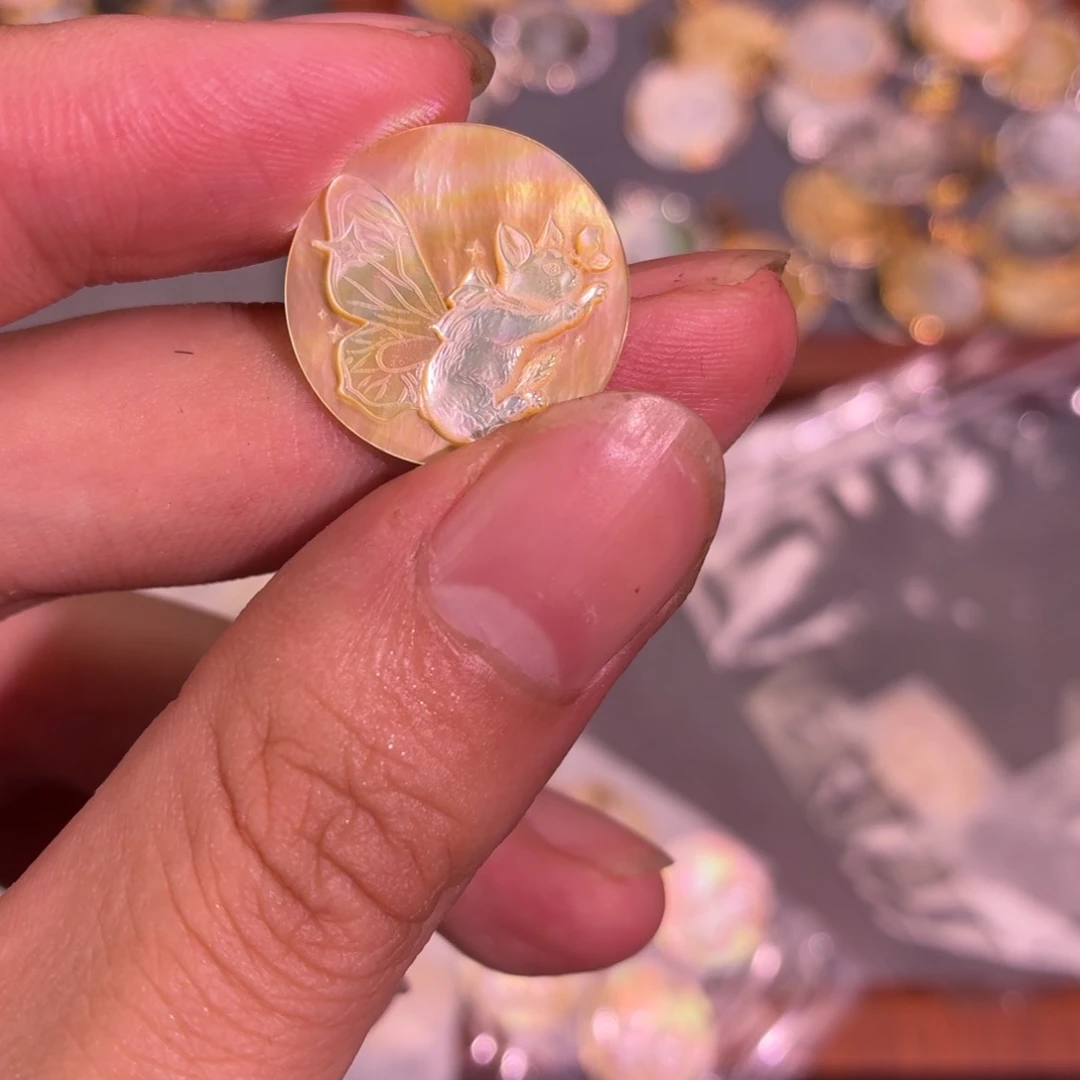 吊坠贝壳（贝母）银S925镶嵌～**～