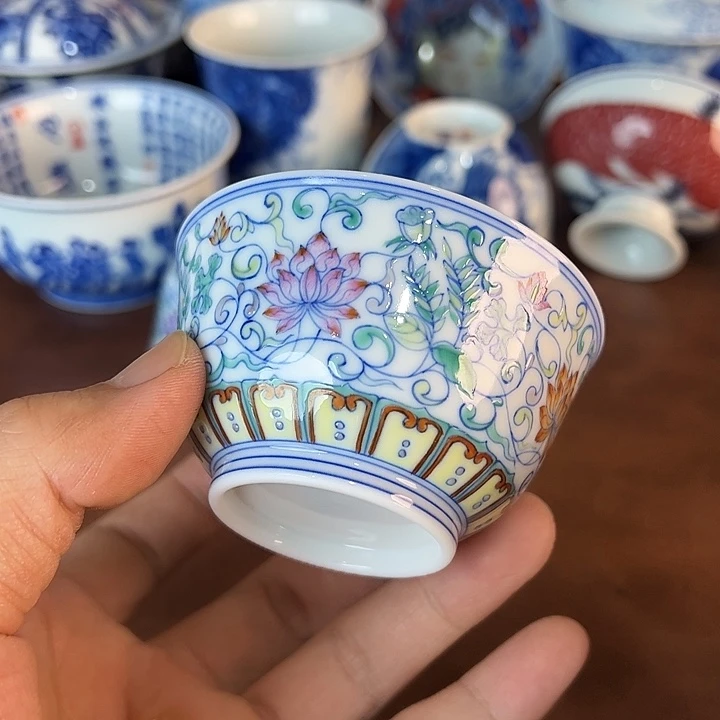 额***外瓷片景德镇全手工手绘陶瓷