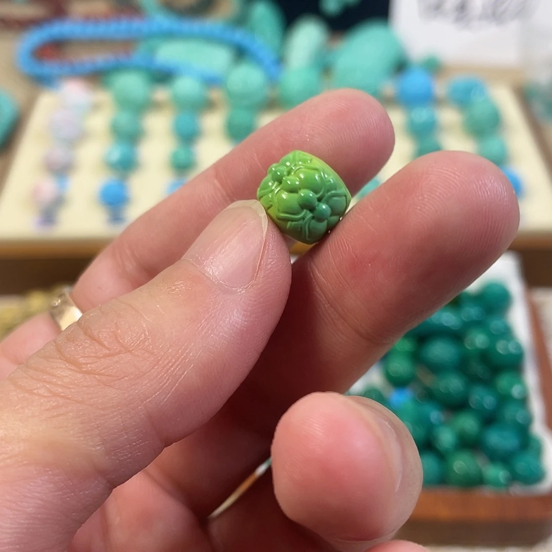 手工雕刻配饰配珠手串尺寸11