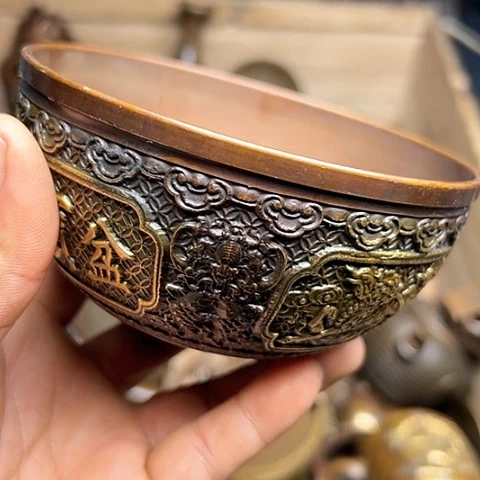 铜制文玩把玩物件