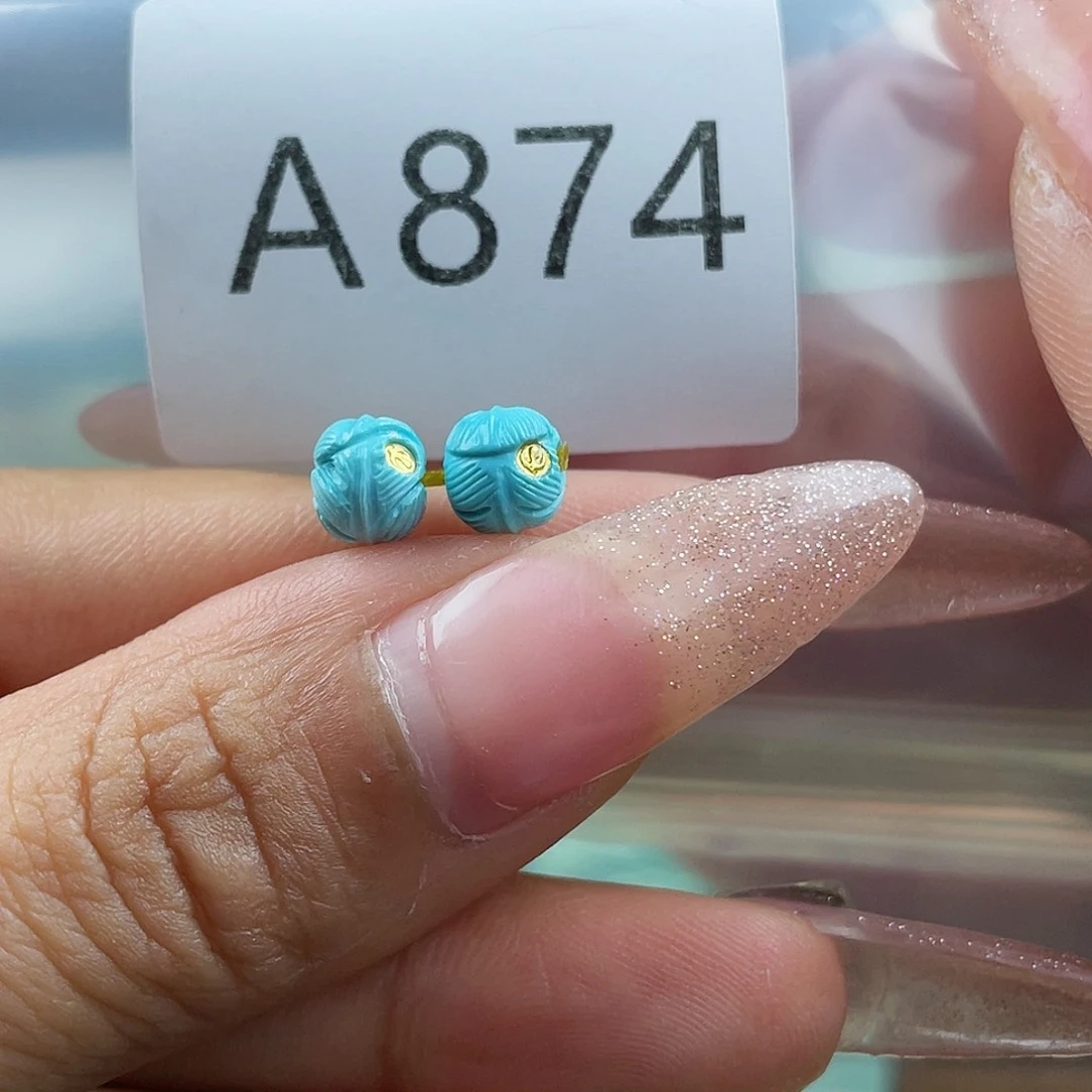 绿松石珠宝奇石未镶嵌人****书