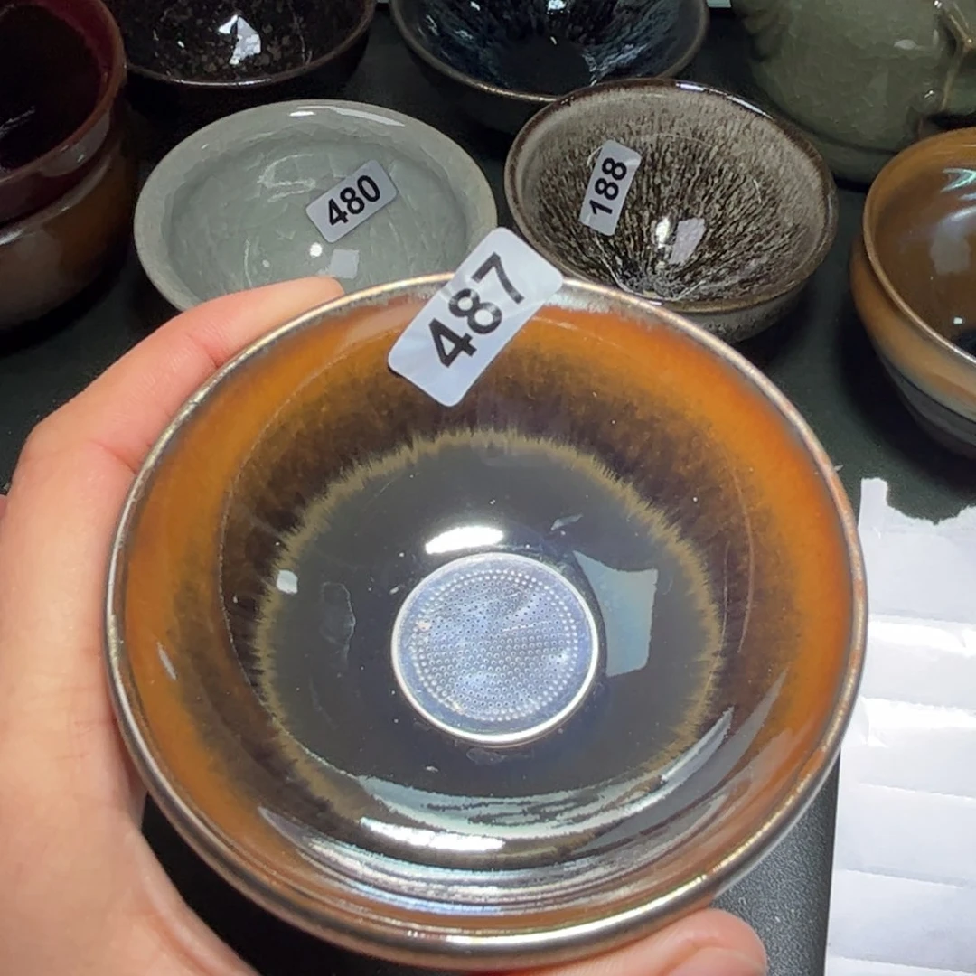 茶盏全手工原矿原釉建盏