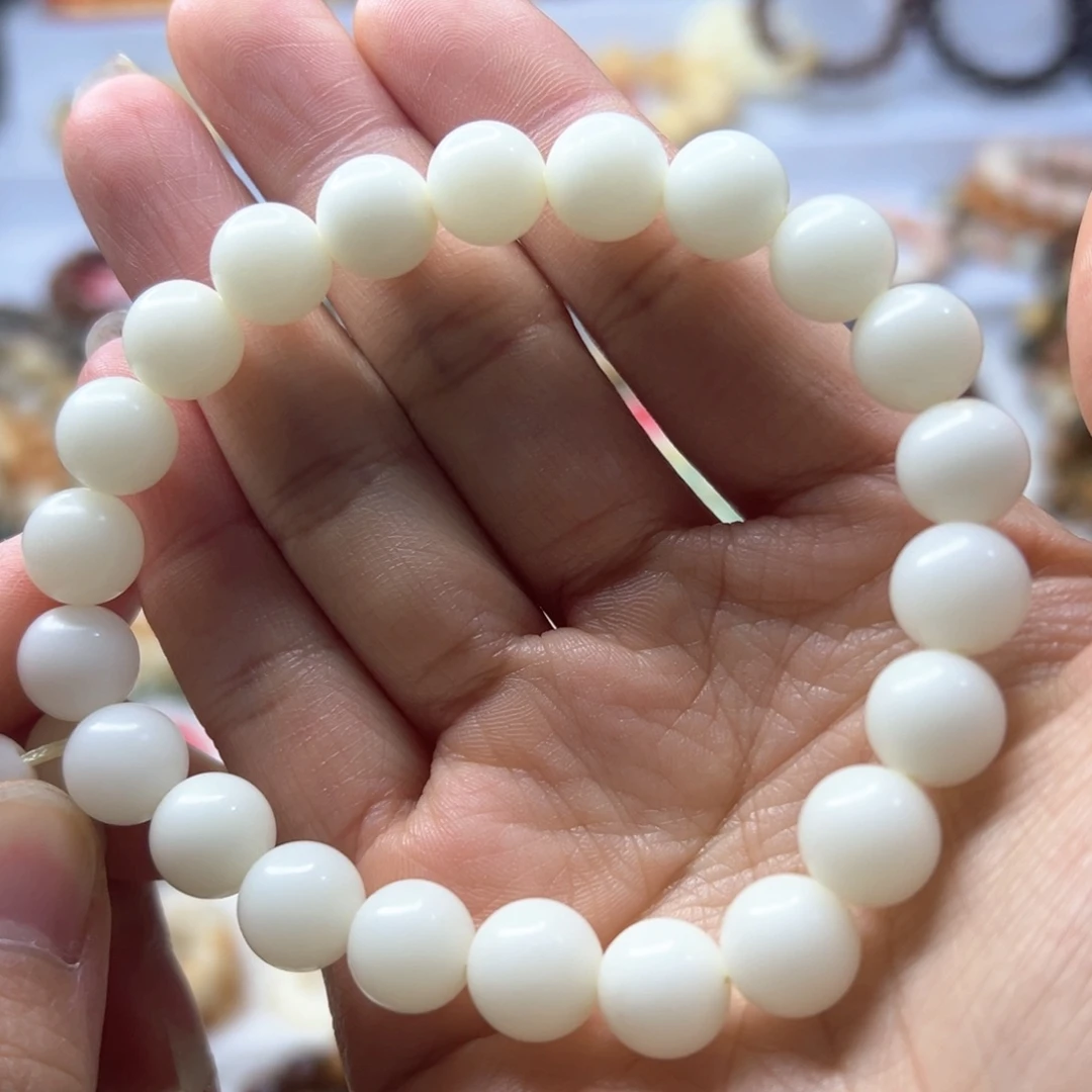 白玉菩提手串✨**?单圈