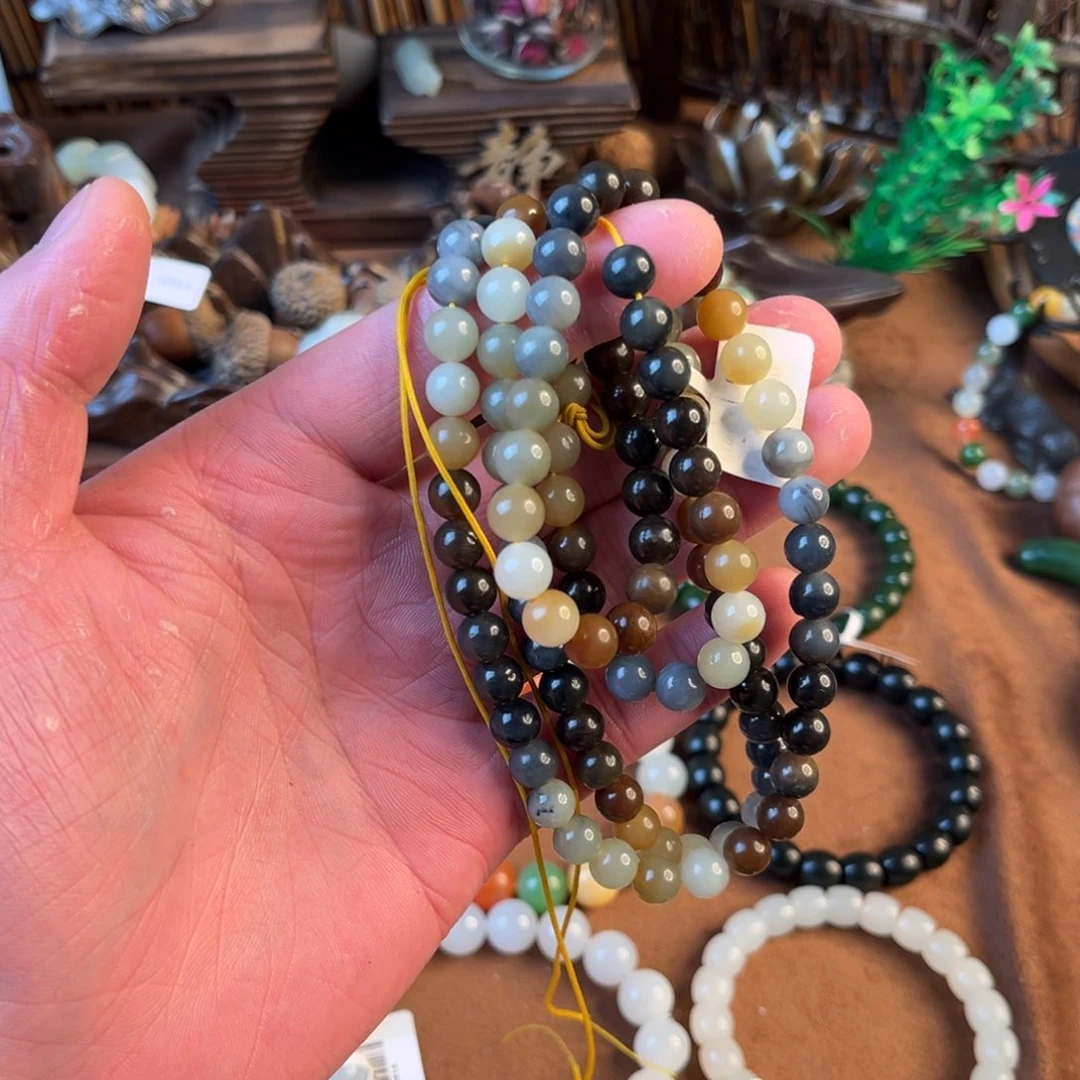 和田玉未镶嵌手链