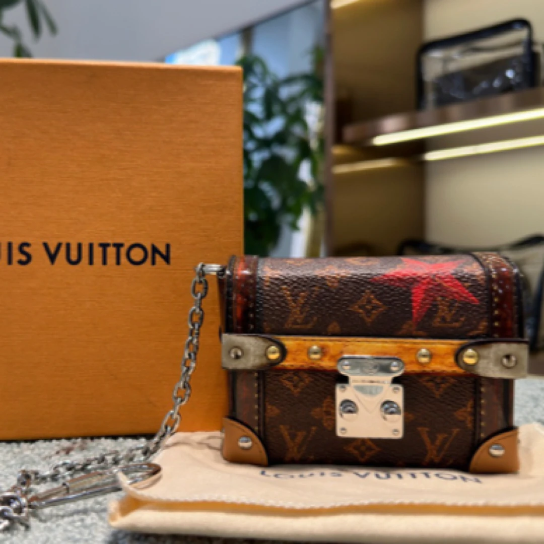 99新 LouisVuitton/路易威登 trunk秀款绝版货可后加链条斜挎