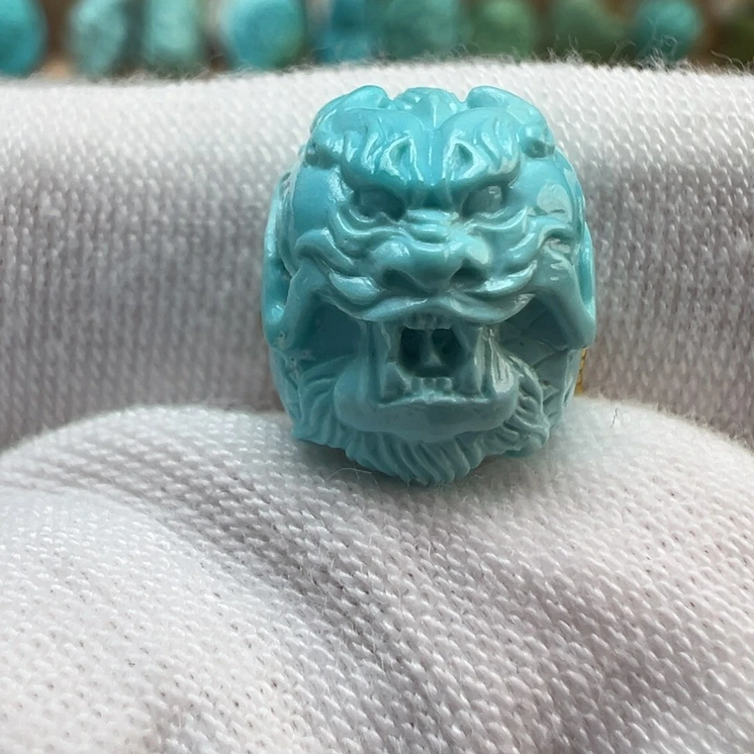 绿松石未镶嵌配饰12.2×9.5