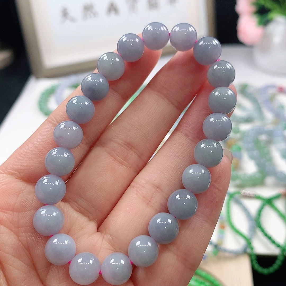 翡翠未镶嵌手链手链8.4mm