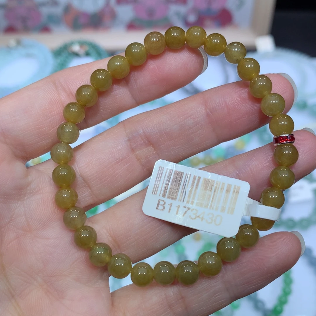 翡翠未镶嵌手链天然