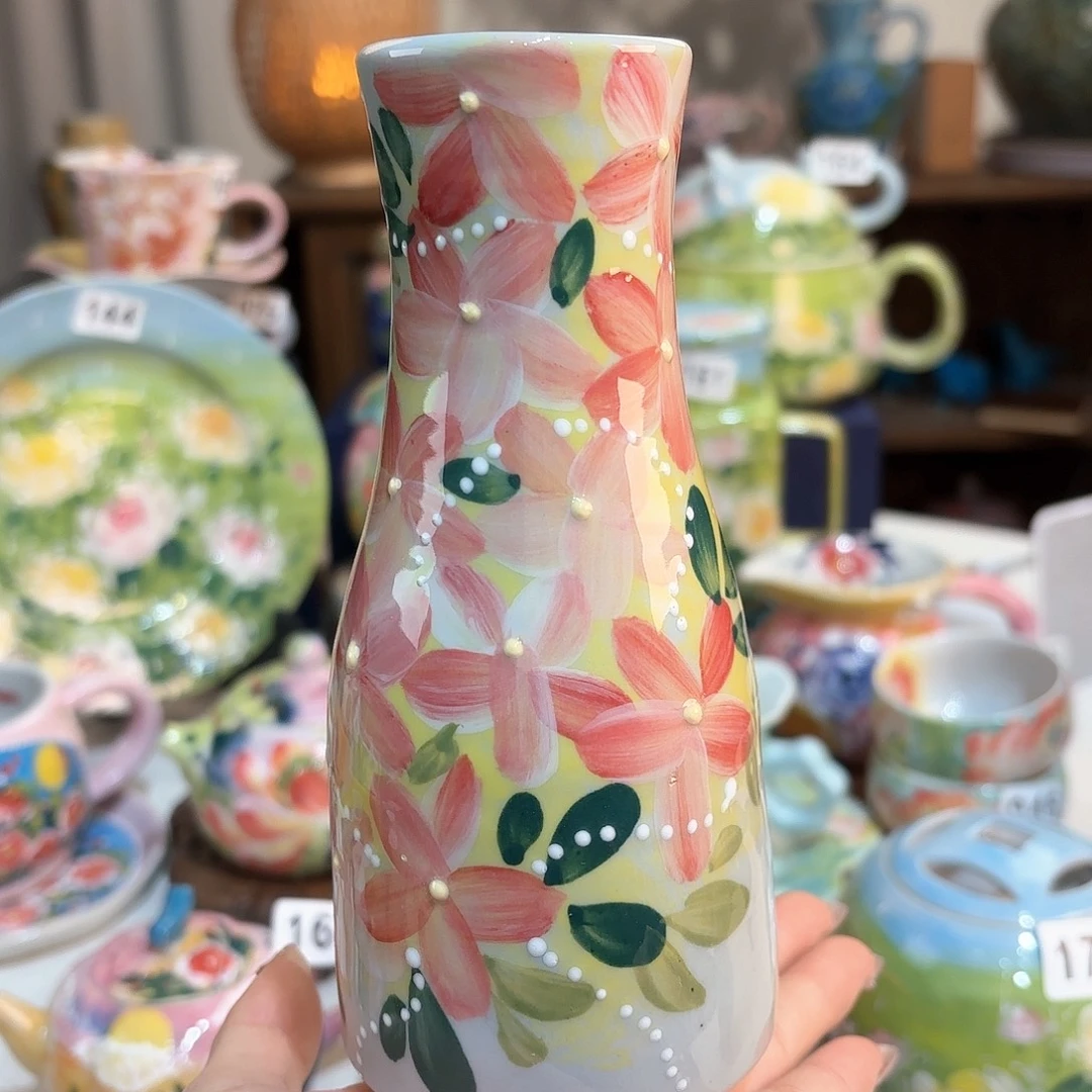 景德镇手绘高温釉下彩陶瓷茶具