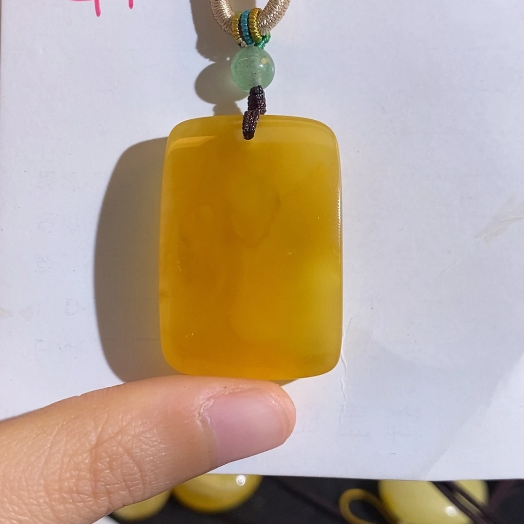 定制琥珀未镶嵌蜜蜡吊坠