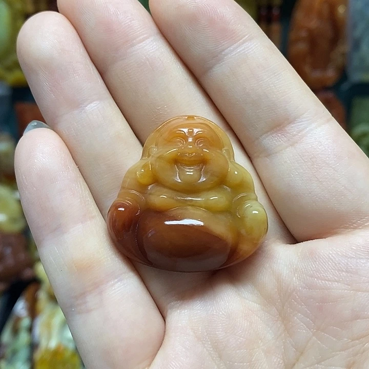 未镶嵌岫玉吊坠(赠链)