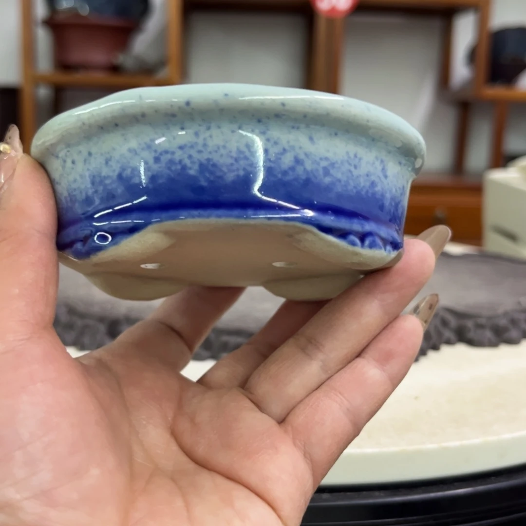 紫砂花盆瑕疵3.5-10-7。。。