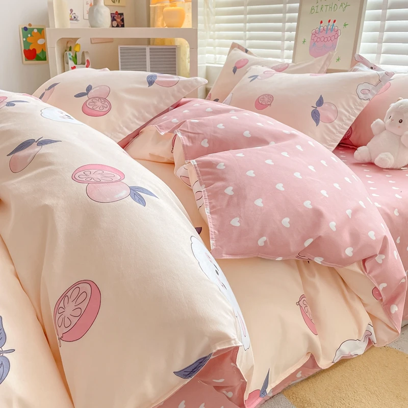 2025新款家居床品床单北欧风学生舒适亲肤磨毛家居轻奢宿舍被套