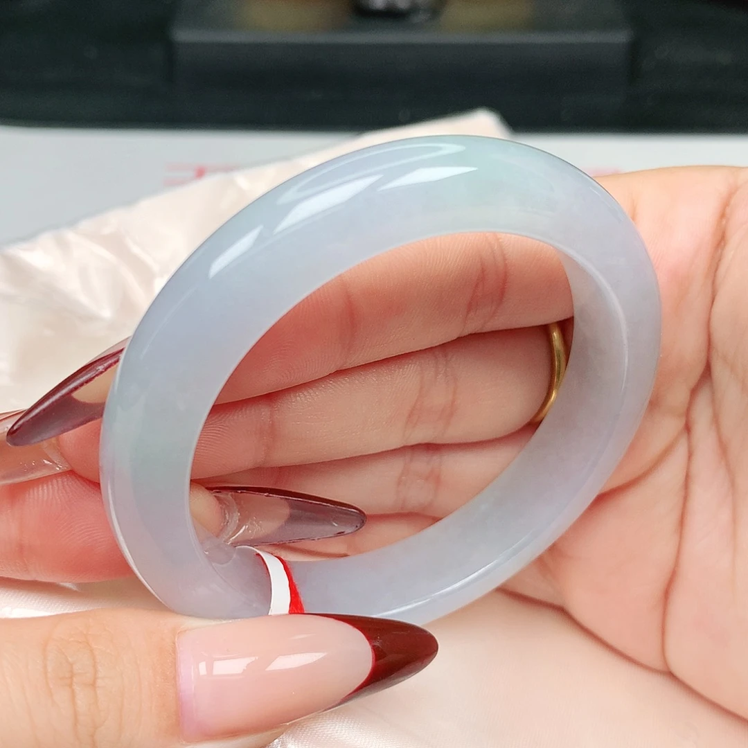 未镶嵌手镯翡翠54-55圈口