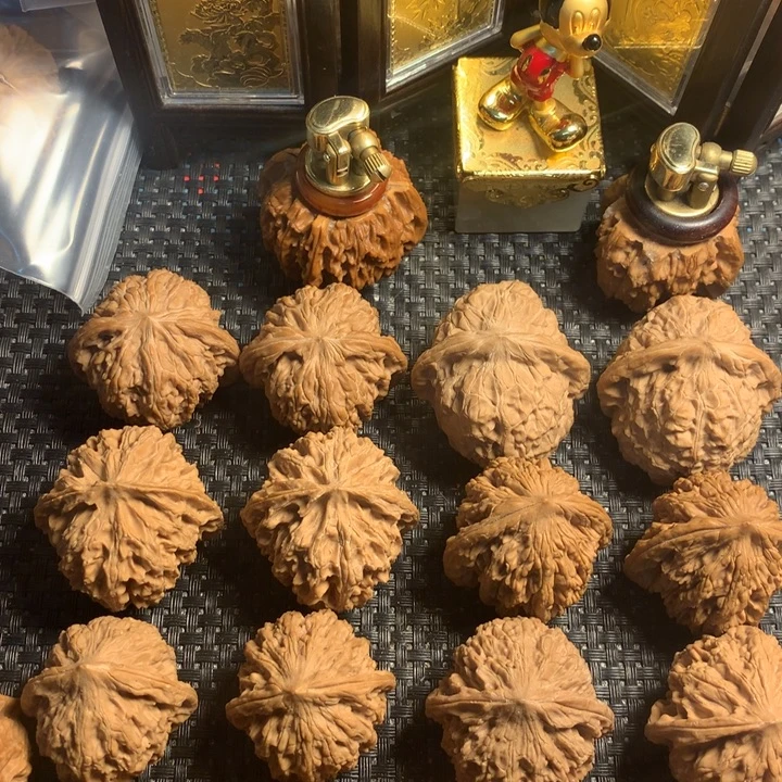 漫***上把件文玩核桃四座楼