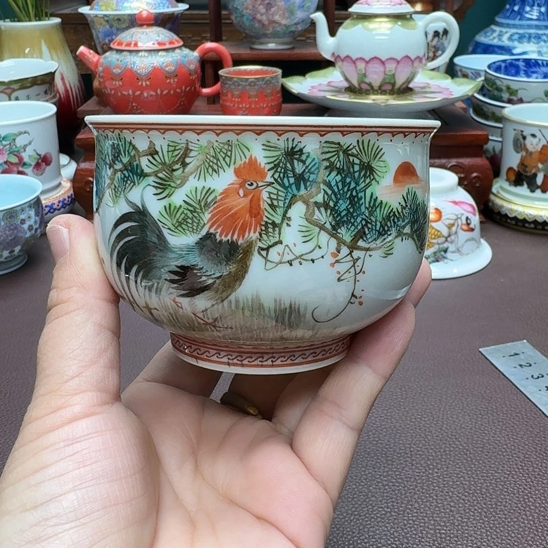 瓷片景德镇仿古手工制作精品展示