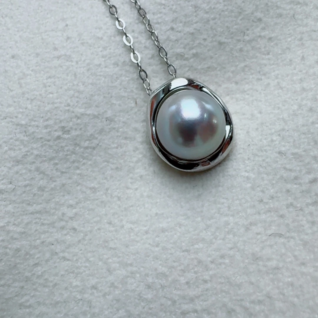 颈饰海水珍珠银S925镶嵌@@tt024