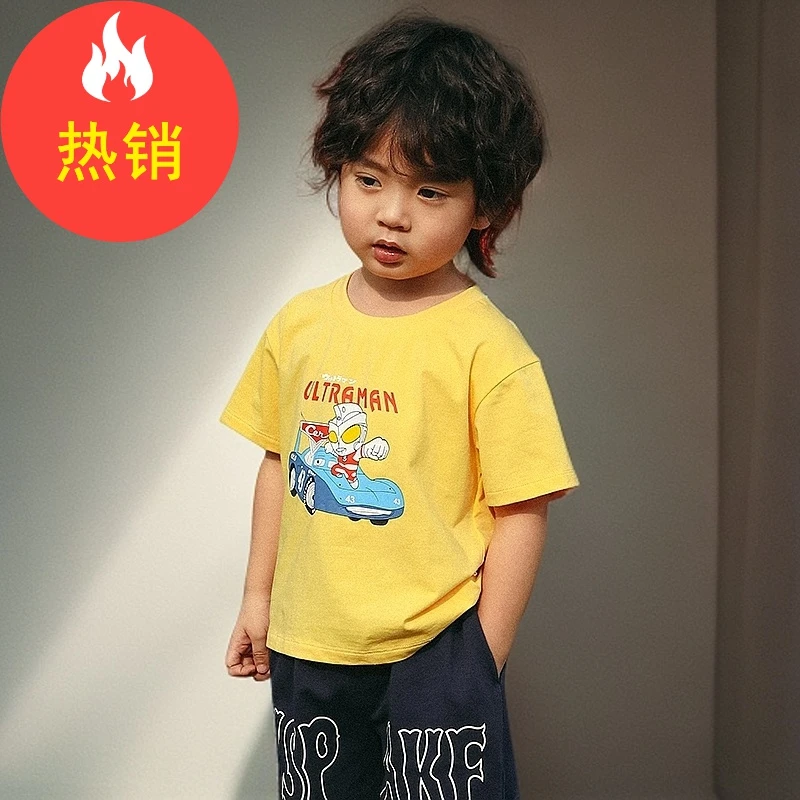 品牌童装男童短袖t恤儿童夏装新款中小童运动上衣XBT43253