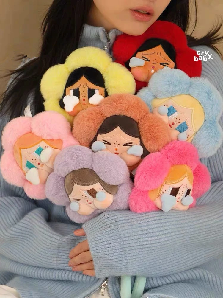【拆盒】CRYBABY 悲伤俱乐部系列盲盒毛绒花朵周边