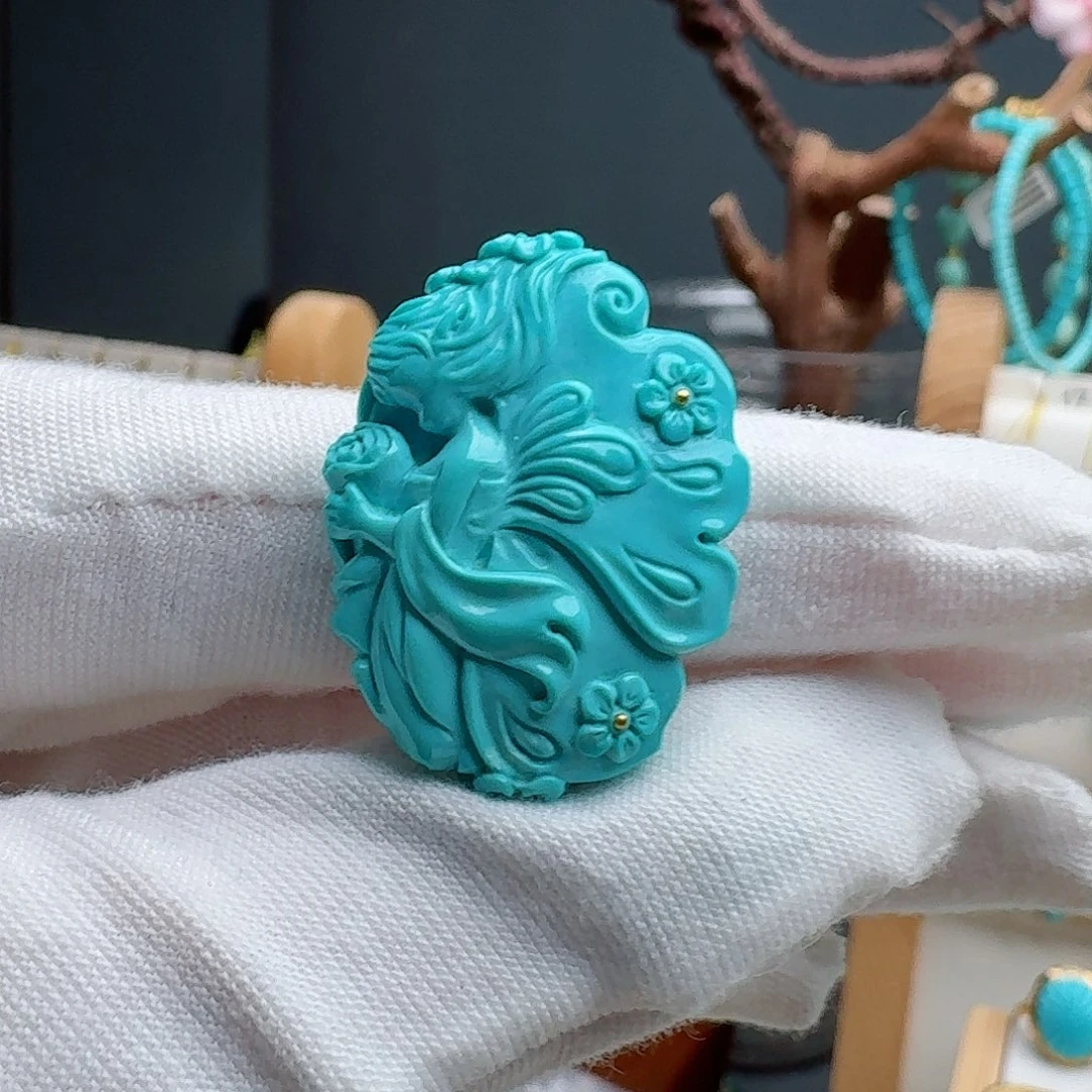 绿松石未镶嵌珠宝奇石