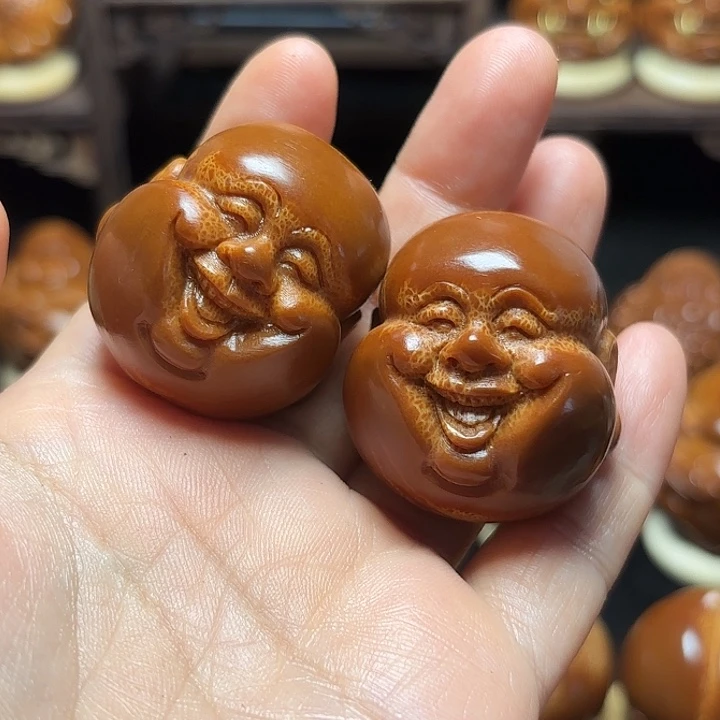 橄榄核手串/手链笑佛