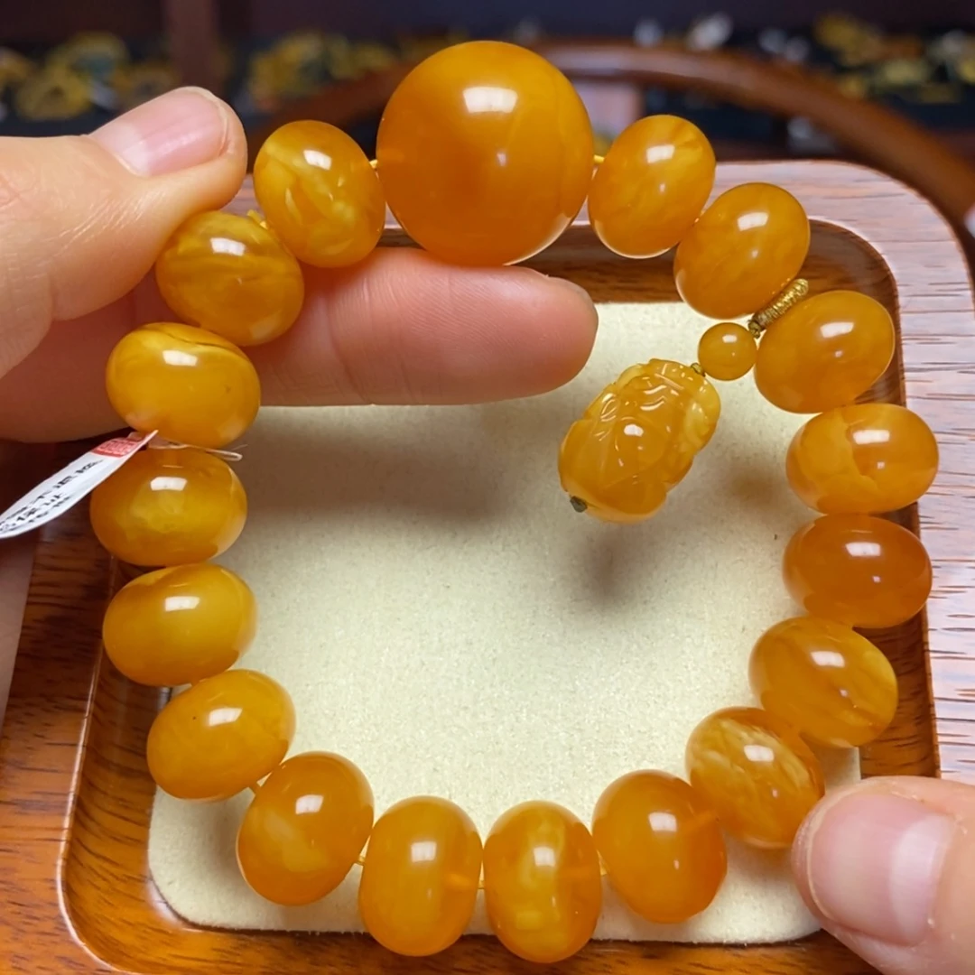 【闪购商品】蜜蜡手链未镶嵌手串