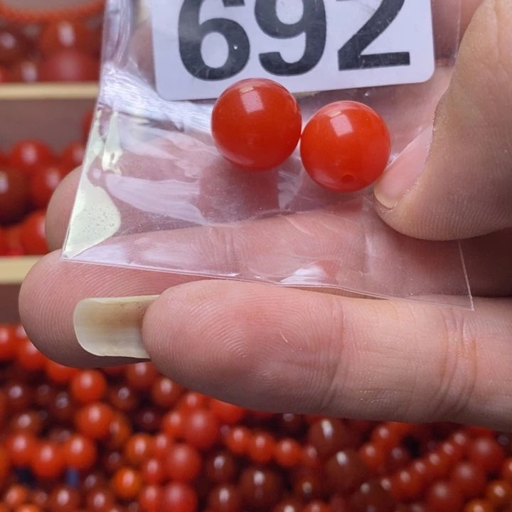 南红玛瑙手链未镶嵌M***.