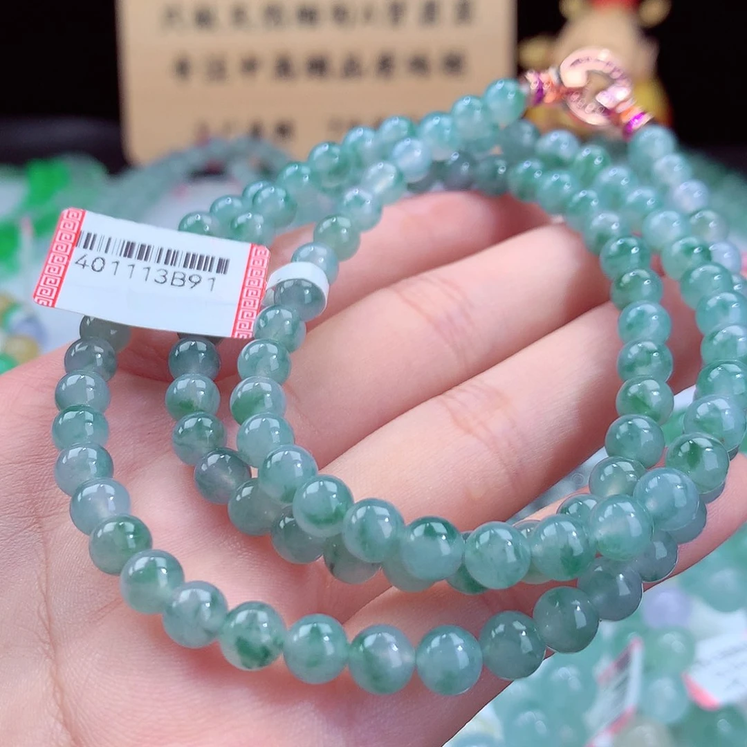 翡翠手链未镶嵌卡6