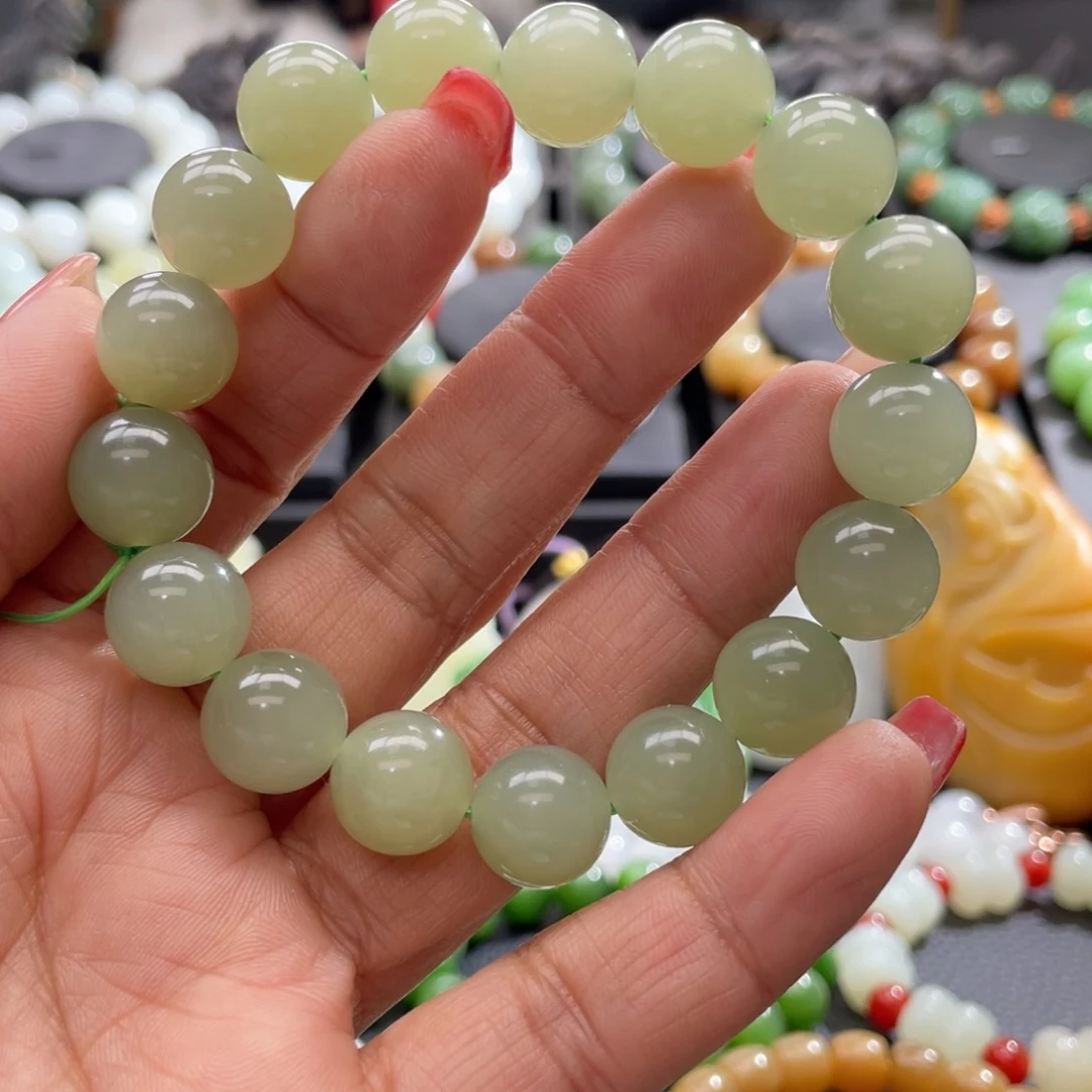 和田玉手串未镶嵌