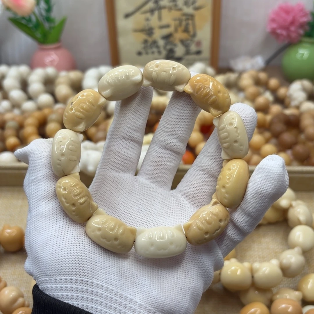 菩提根/象牙果吊坠牙果瑕疵机抛992