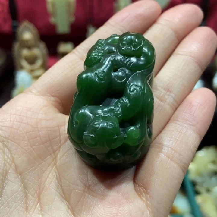和田玉挂件未镶嵌A**缘