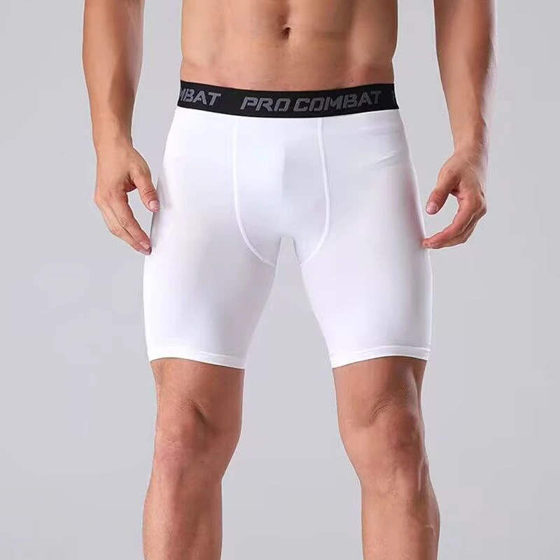 高弹速干紧身五分裤运动跑步健身篮球训练打底短裤