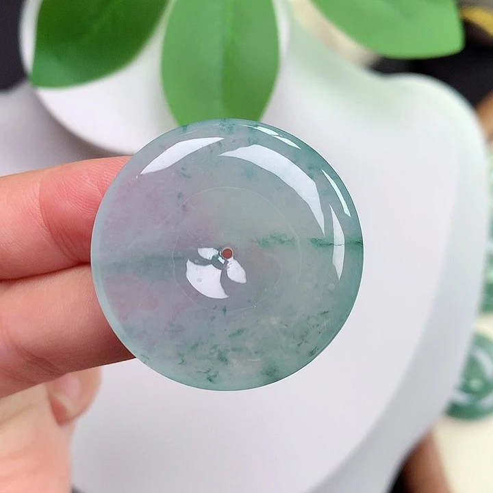 颈饰未镶嵌翡翠平安扣 33x6.0mm