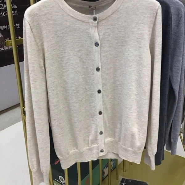 11-28精纺100%山羊绒开衫