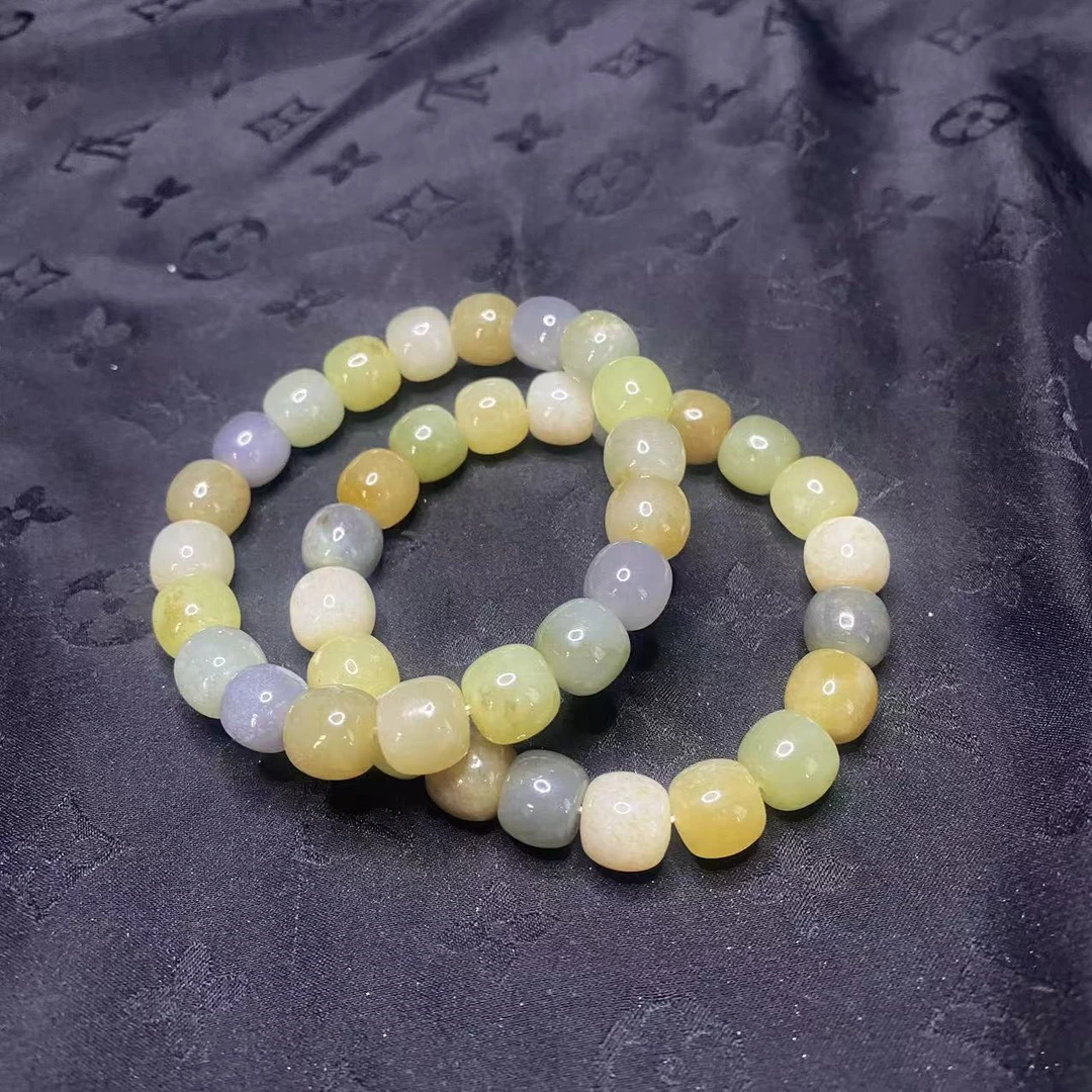 【玉合缘】精品和田玉随形多宝时尚糖果渐变手串-多样性发一 2243