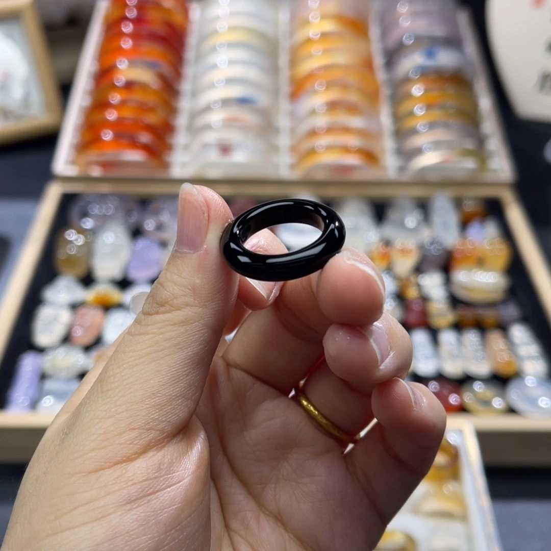 玛瑙/玉髓未镶嵌戒指