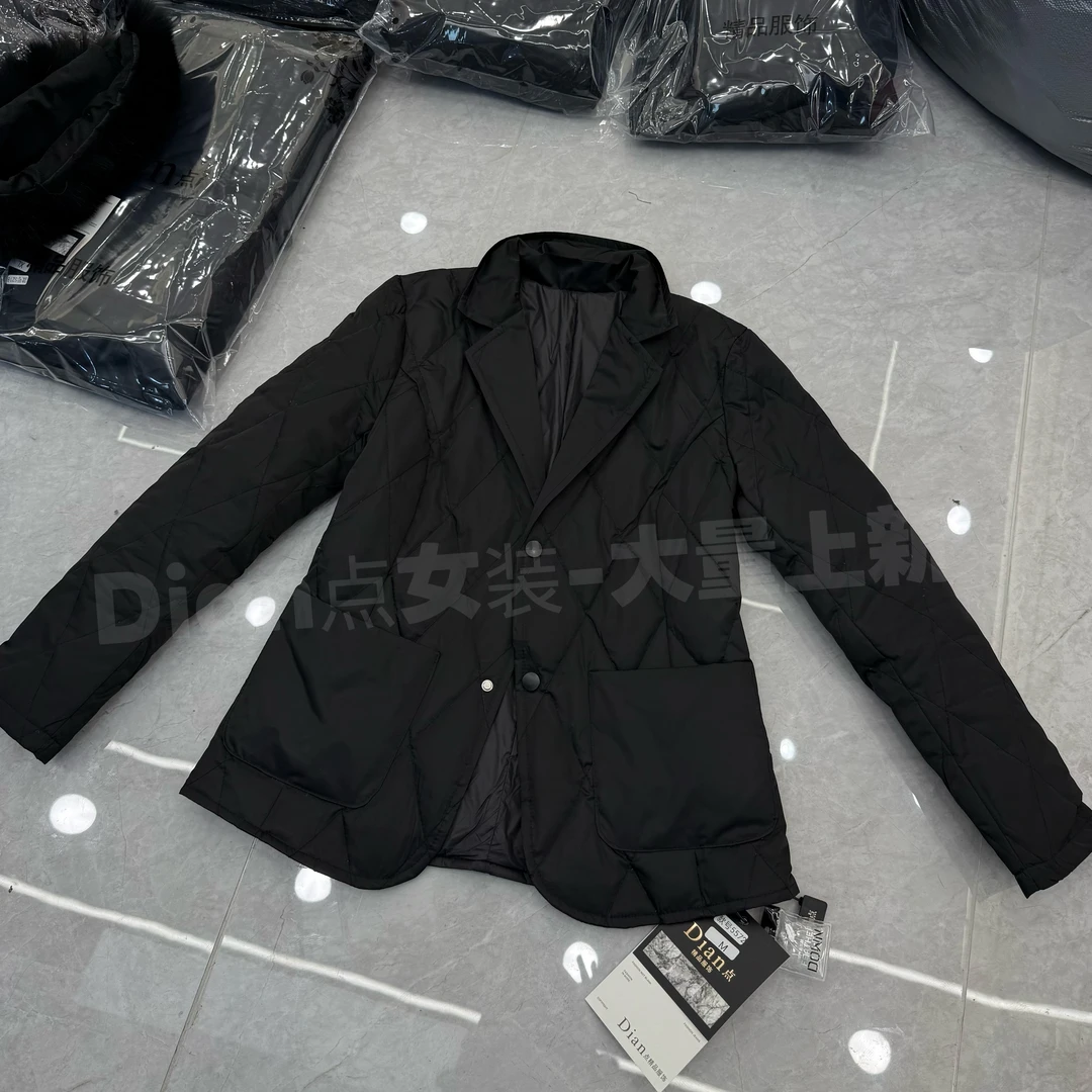 DD25年冬季新款气质时尚百搭西服版羽绒服5572（干洗卡码拍大）