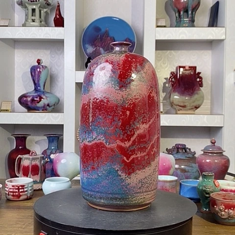 摆件禹州神后钧瓷原产地~